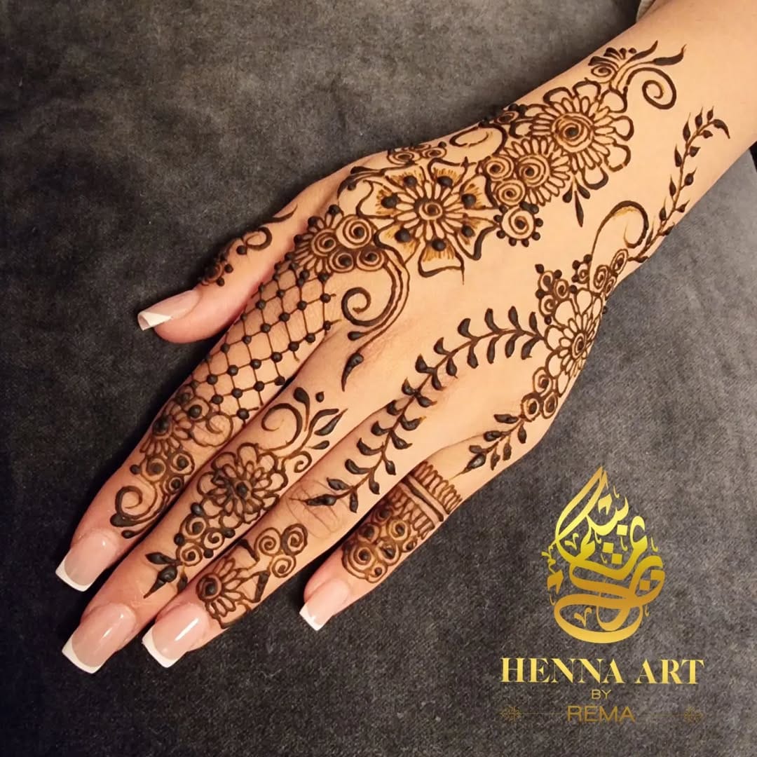 Post 1 by Henna Art By Rema 💛 on Instagram (image)