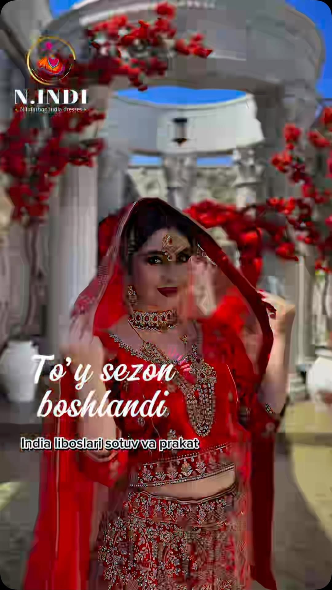 Post 10 by Nilufarxon | India liboslari 10 yillik sotuv tadbirkor on Instagram (video)