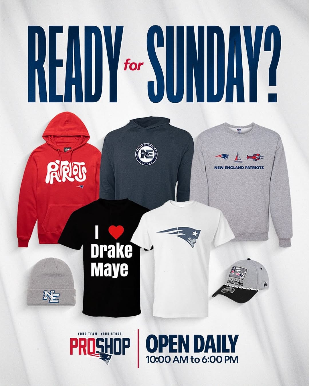 Post 1 by Patriots ProShop on Instagram (image)