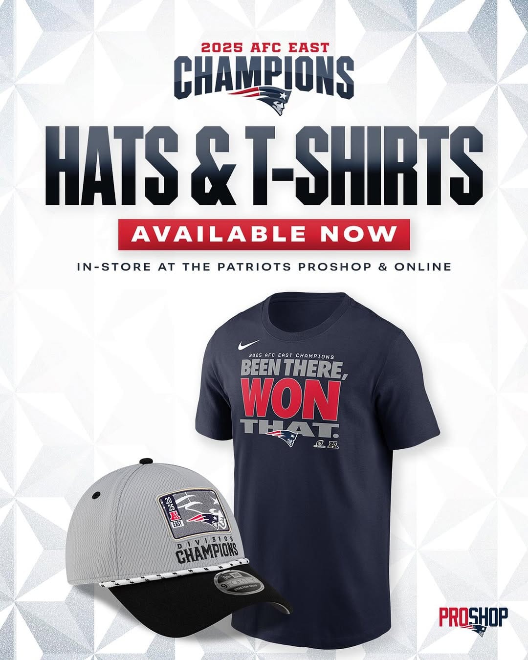 Post 8 by Patriots ProShop on Instagram (image)