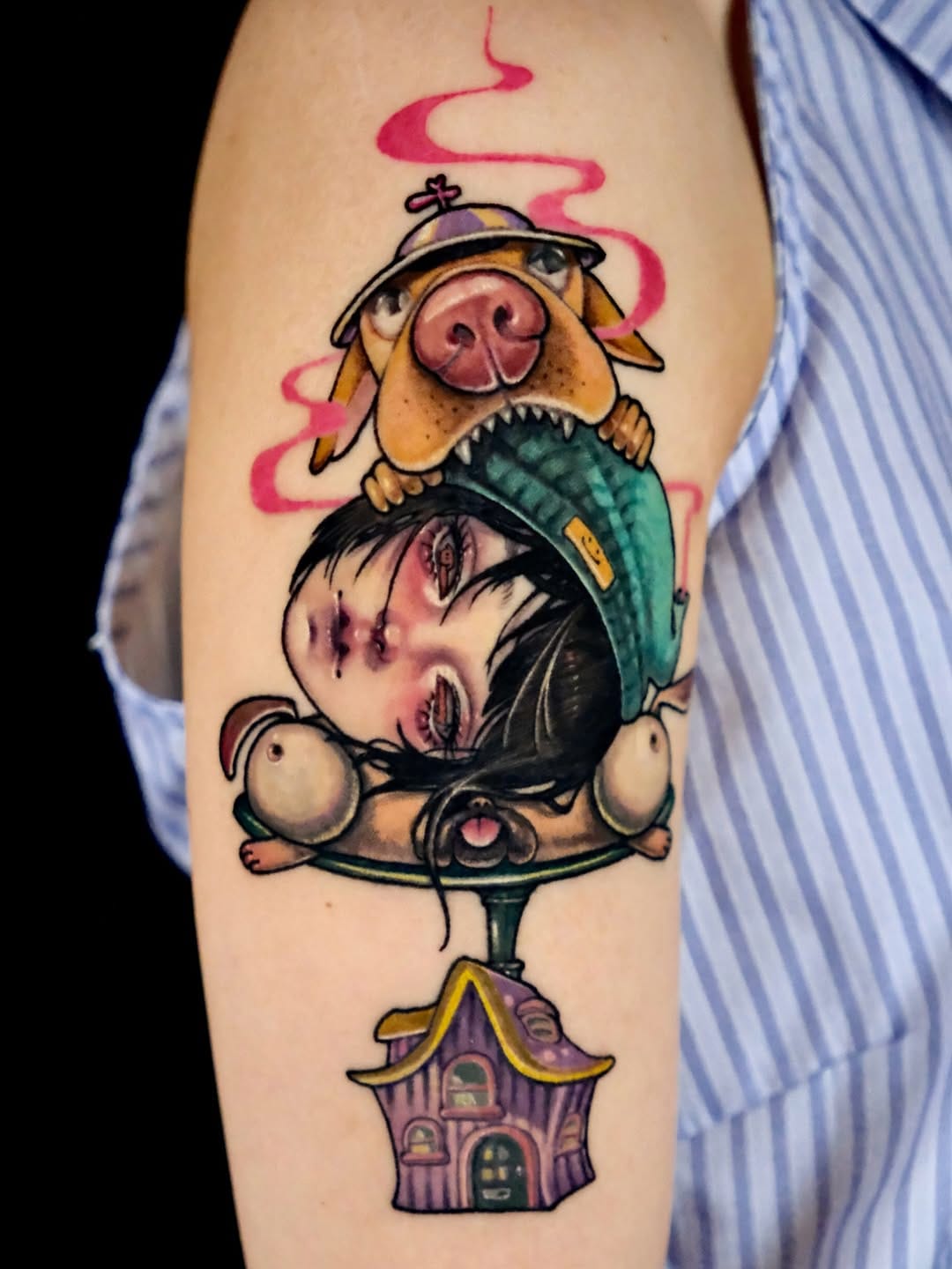 Post 8 by Geoktattooist | Character illustration style on Instagram (carousel)