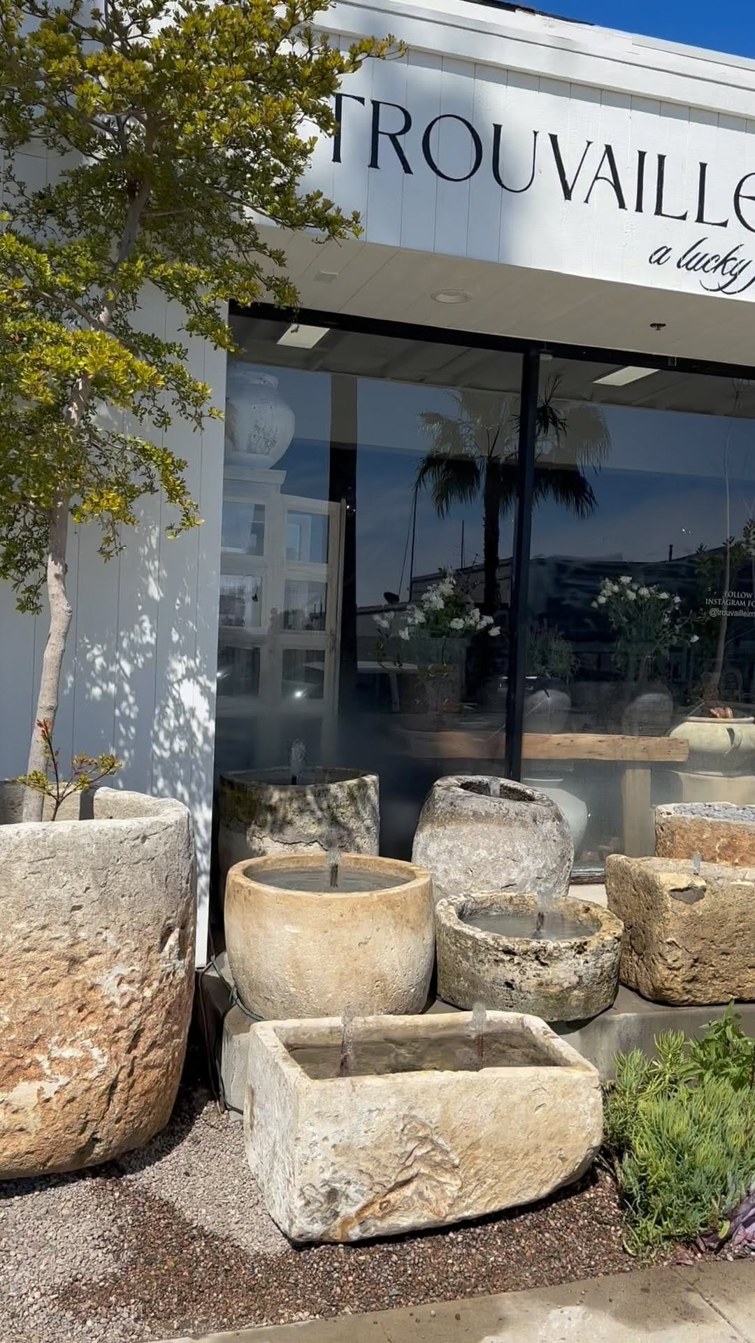 Post 8 by Vintage Home Decor- Antique Limestone - Indoor Plants on Instagram (video)