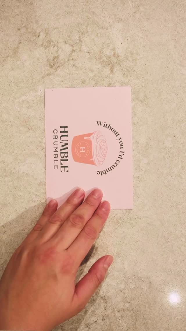 Post 8 by Humble Crumble | World’s First Crumble Bakery on Instagram (video)