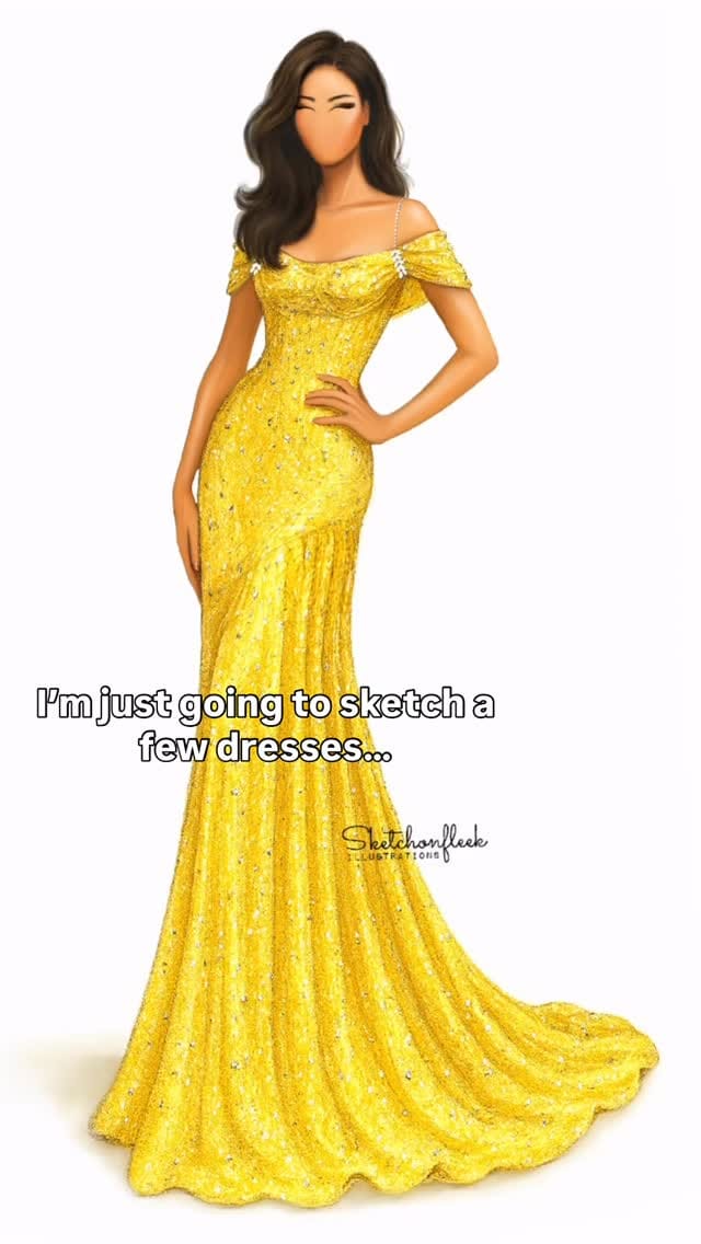 Post 1 by Fashion Designer / Illustrator on Instagram (video)