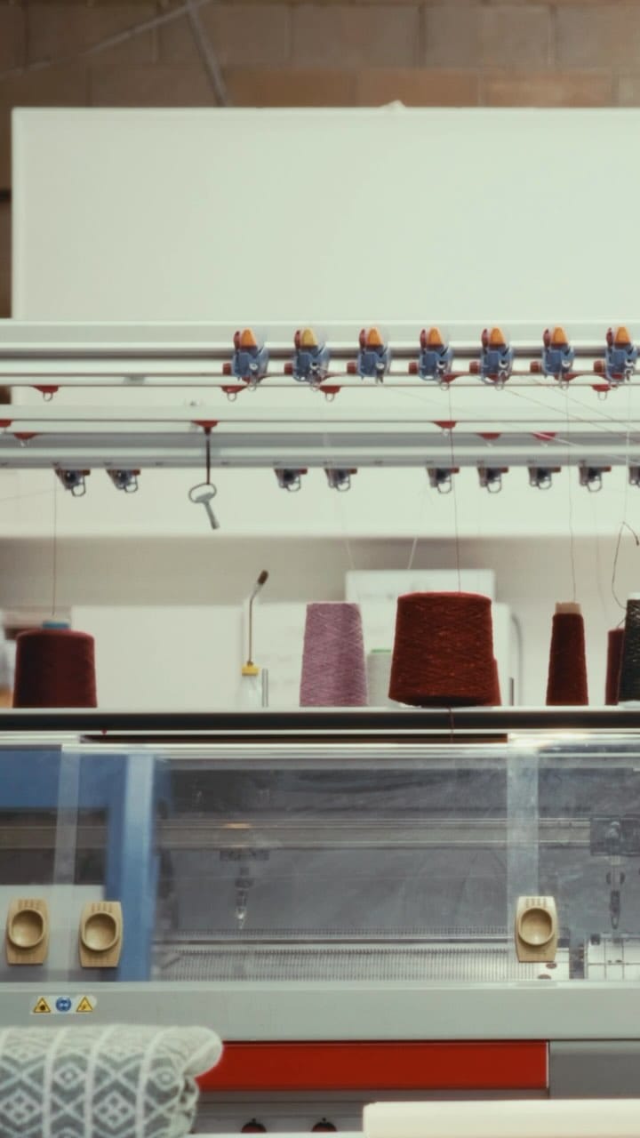 Post 5 by OUBAS | British Knitwear on Instagram (video)