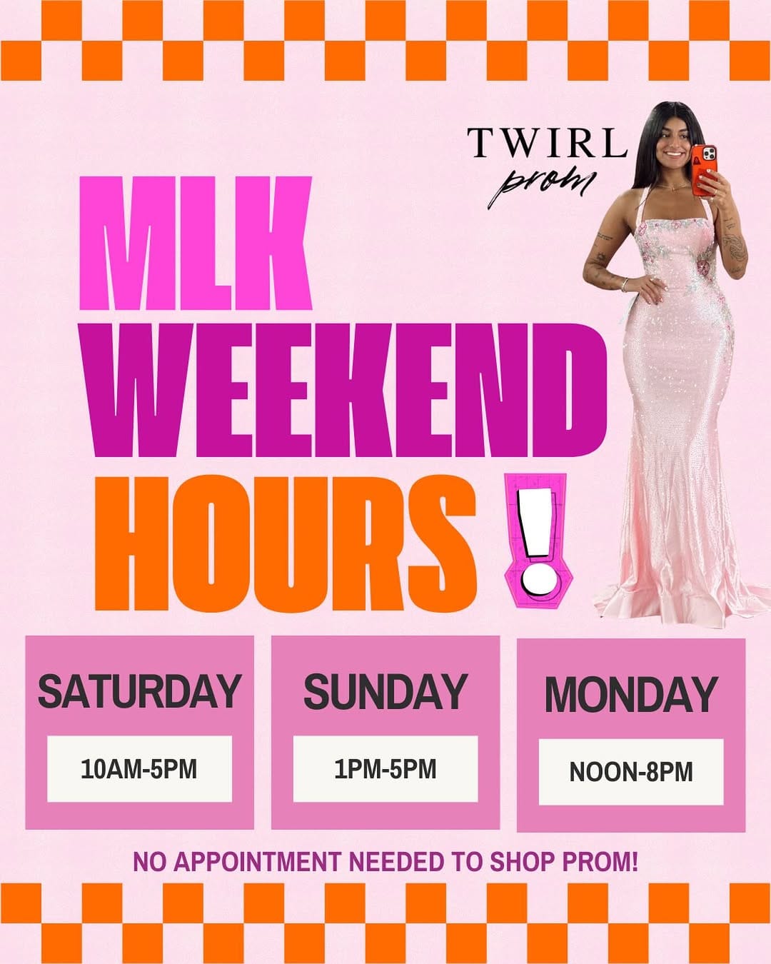 Post 3 by TWIRL Prom | Ohio Prom Shopping on Instagram (image)