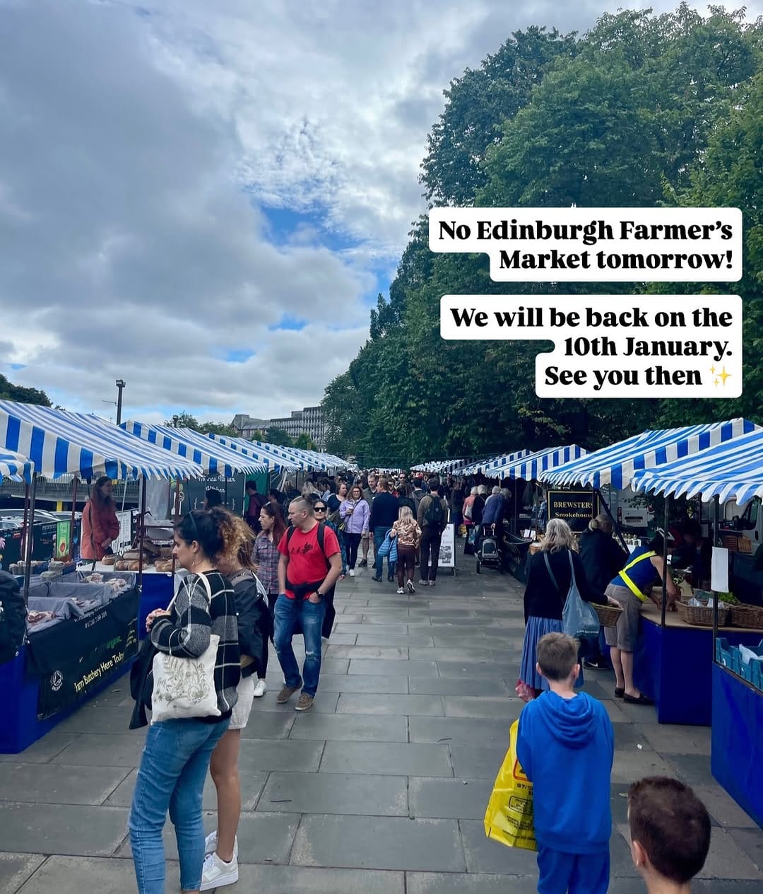 Post 9 by Edinburgh Farmers' Market on Instagram (image)