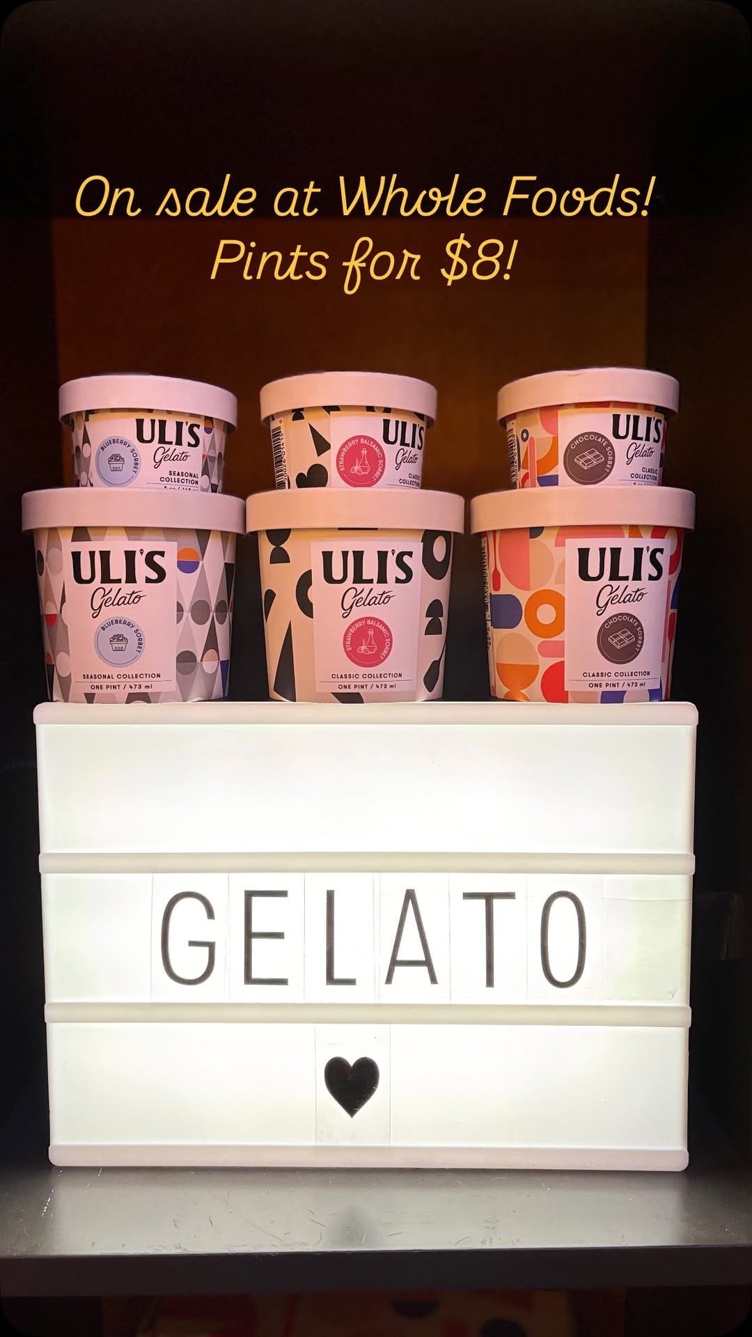 Post 2 by Uli's Gelato on Instagram (video)