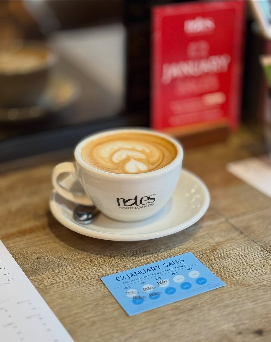 Post 1 by NOTES COFFEE on Instagram (image)