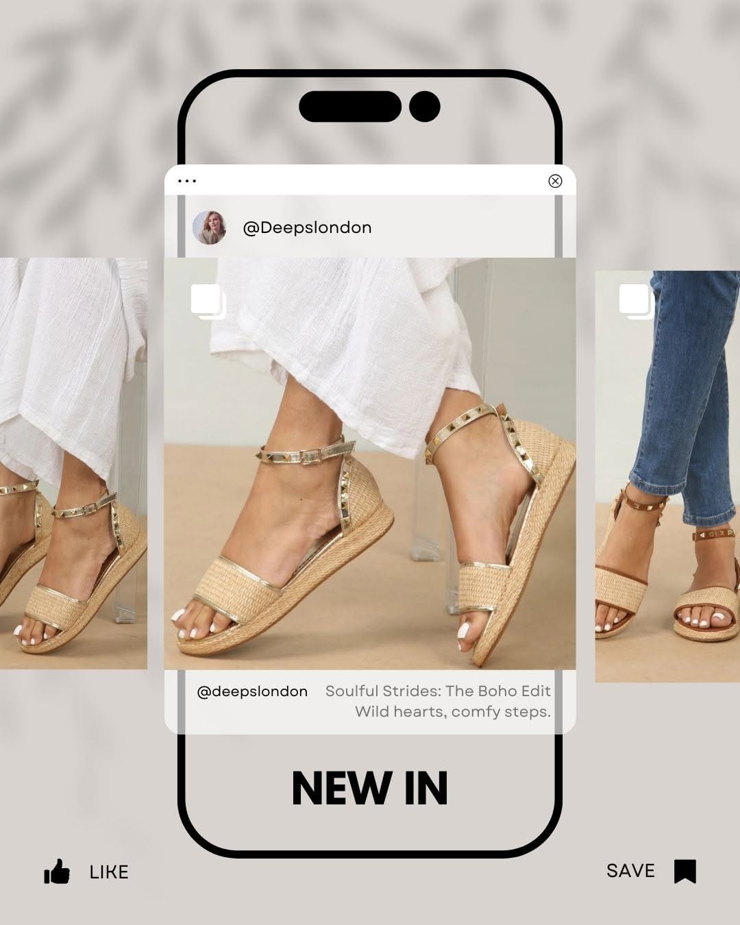 Post 3 by DEEPS FOOTWEAR on Instagram (image)
