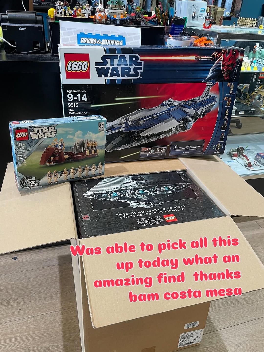 Post 9 by Bricks and Minifigs Lego Store Costa Mesa on Instagram (image)