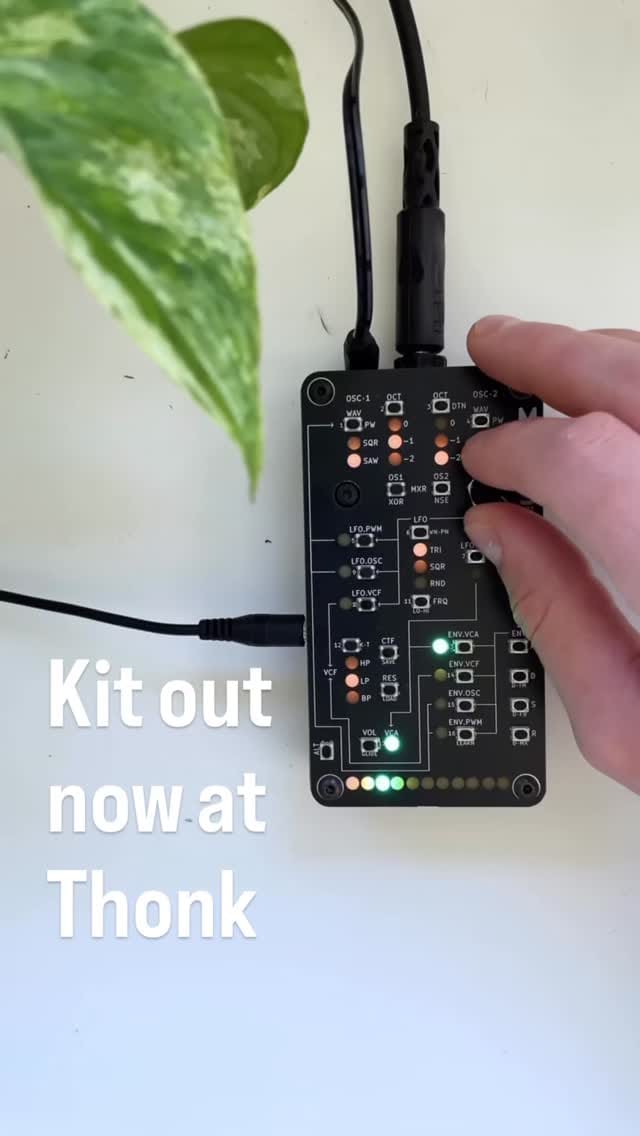 Post 4 by Thonk Synth DIY on Instagram (video)
