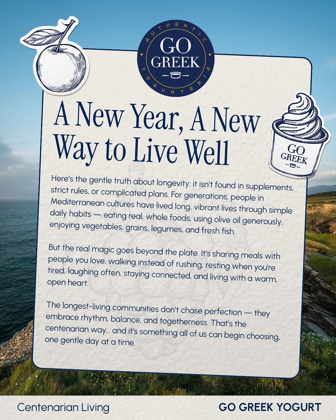 Post 2 by Go Greek Yogurt | Authentic Greek Yogurt & Frozen Yogurt on Instagram (image)
