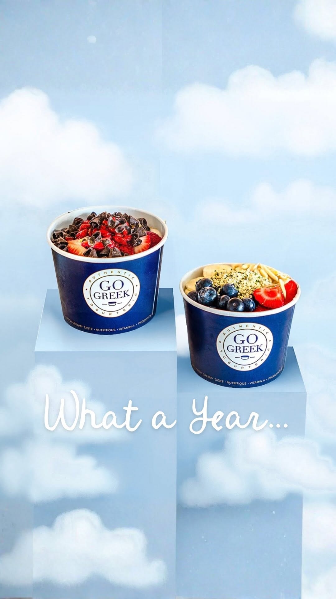 Post 7 by Go Greek Yogurt | Authentic Greek Yogurt & Frozen Yogurt on Instagram (video)