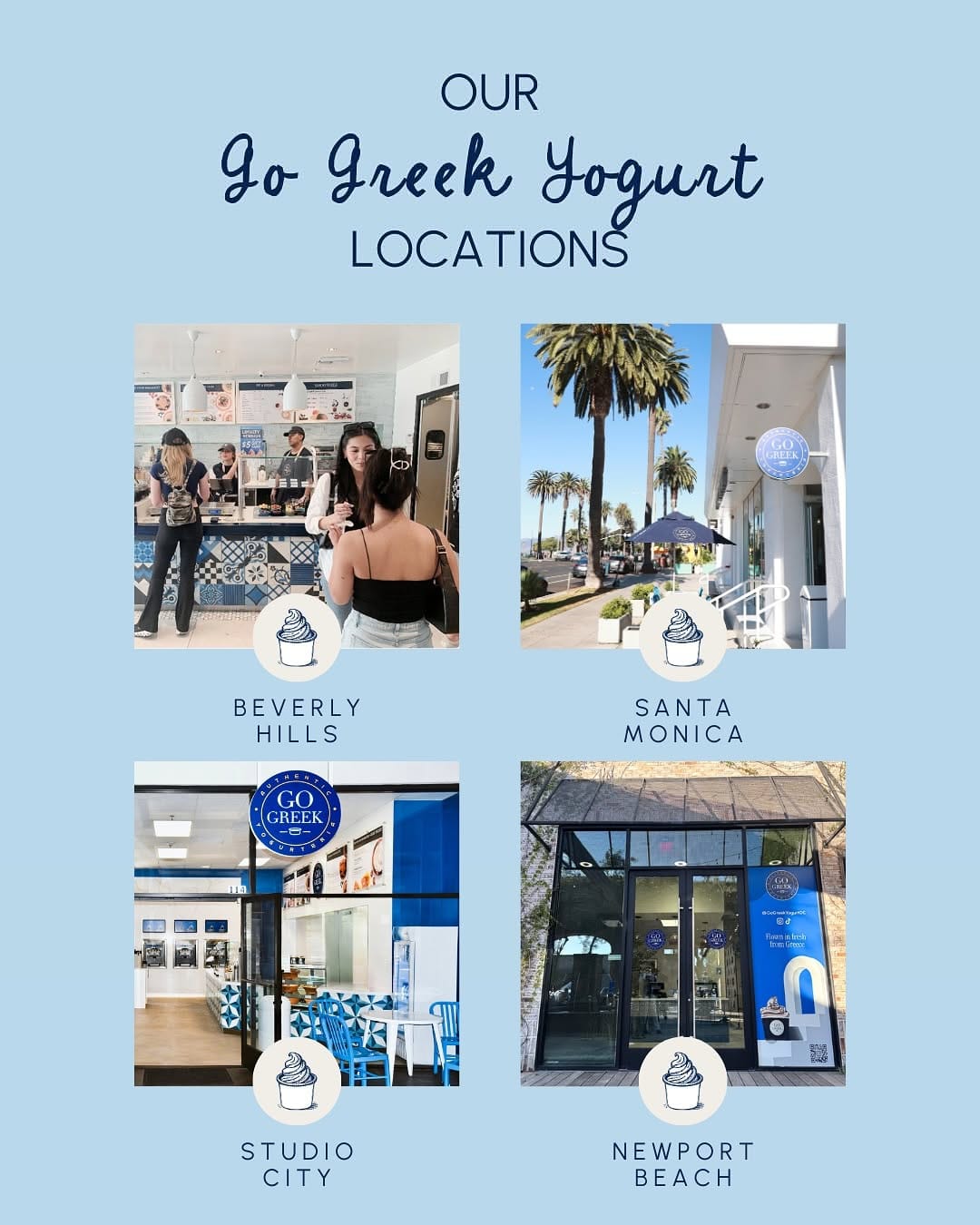 Post 10 by Go Greek Yogurt | Authentic Greek Yogurt & Frozen Yogurt on Instagram (carousel)
