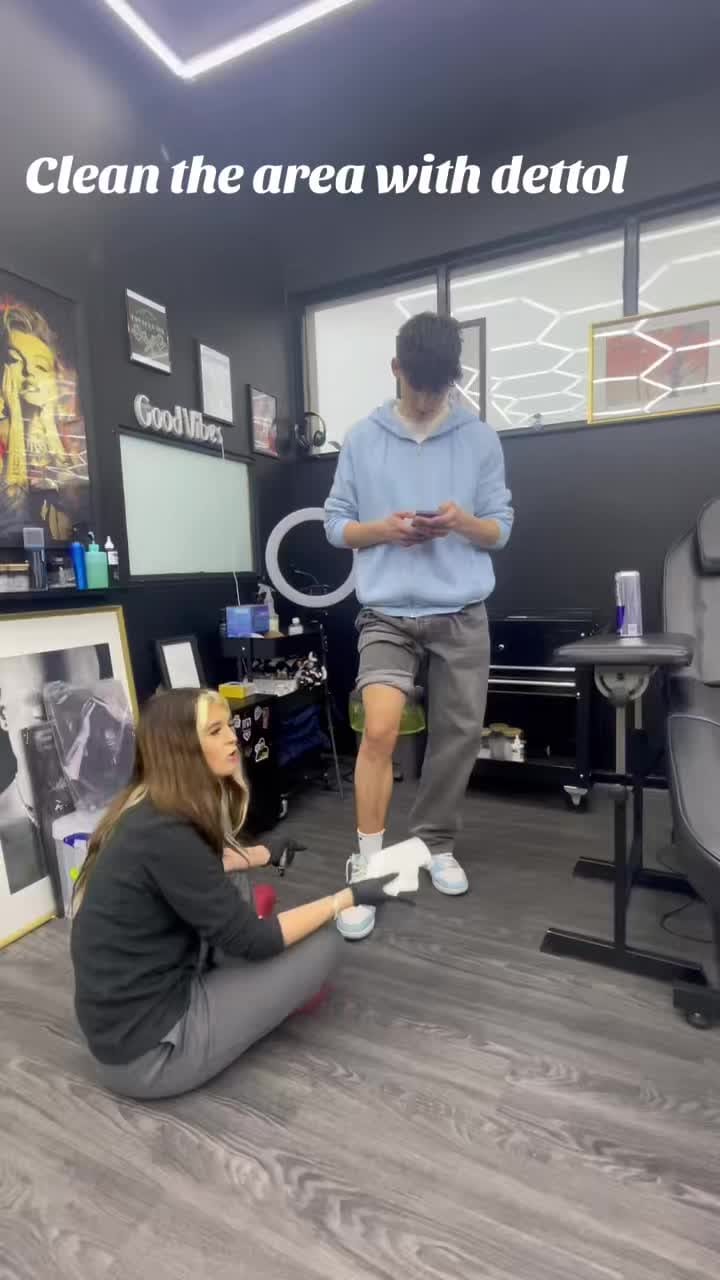 Post 6 by Ink kingz Tattoo & Piercing Academy on Instagram (video)