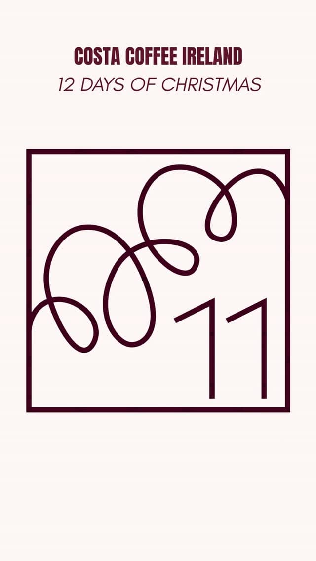 Post 7 by Costa Coffee Ireland on Instagram (video)