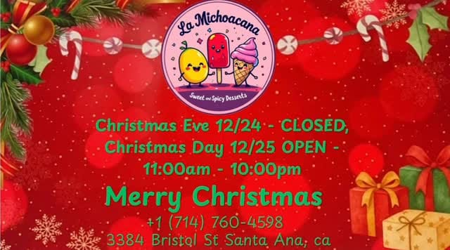 Post 1 by La Michoacana Sweet and Spicy on Instagram (video)
