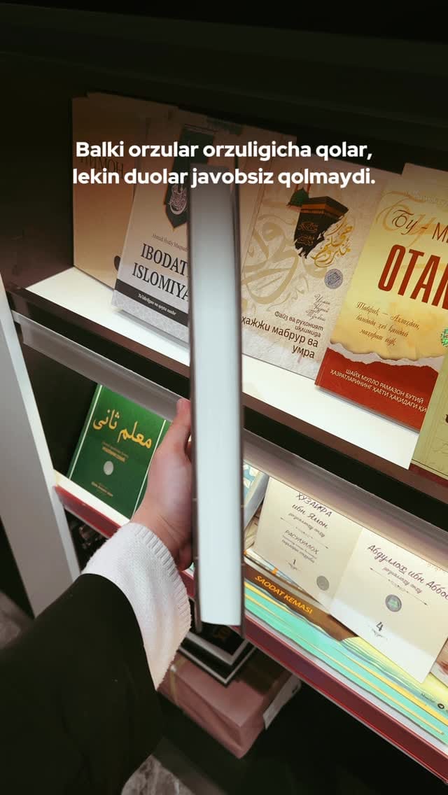 Post 4 by Bizning kitoblar fikrlashni o'zgartiradi. on Instagram (video)