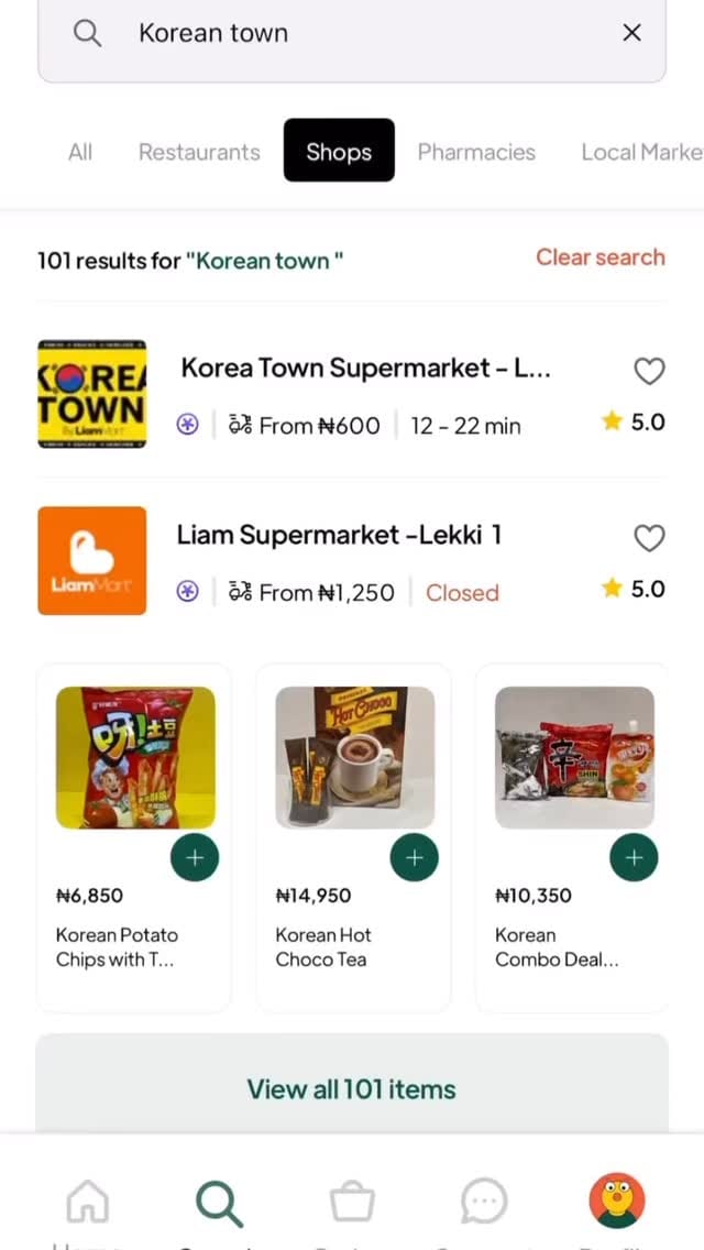 Post 9 by Soju / Kimchi / Ramen - 1st Korean Food Supermarket Lagos on Instagram (video)