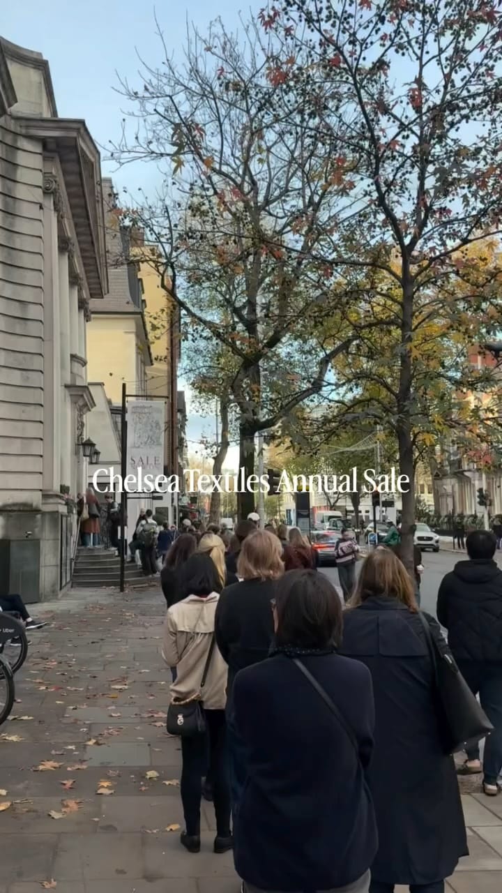 Post 8 by Chelsea Textiles on Instagram (video)