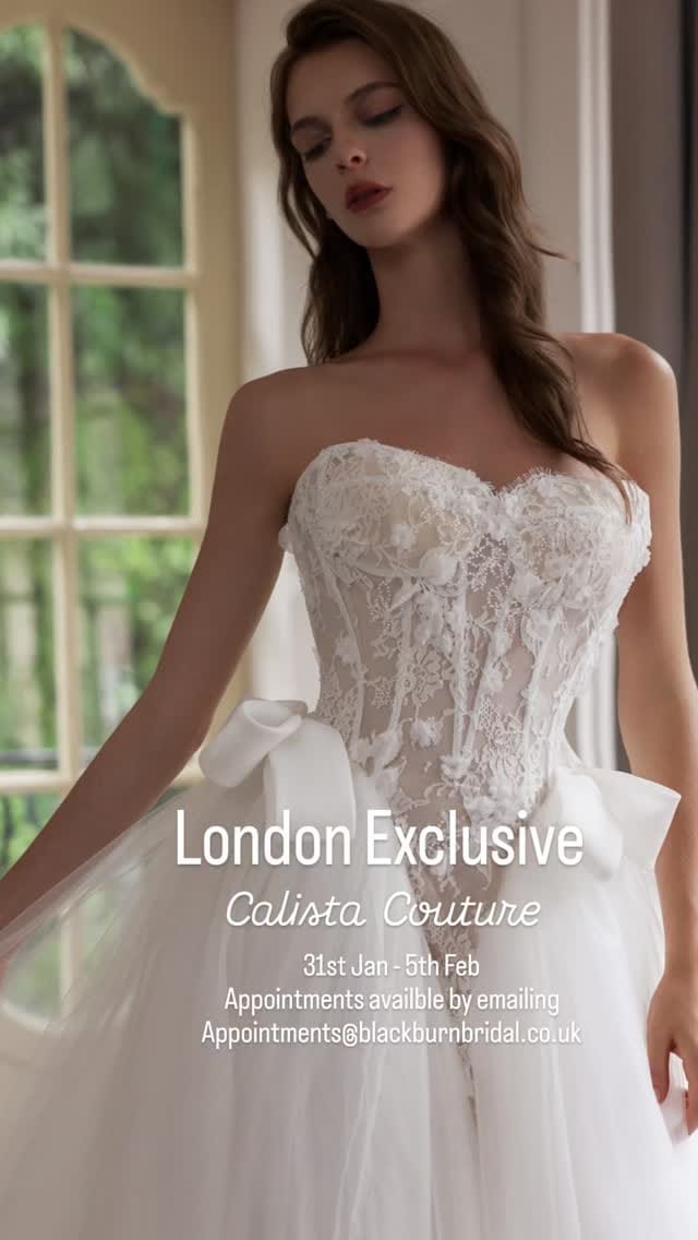 Post 1 by Blackburn Bridal Couture on Instagram (video)