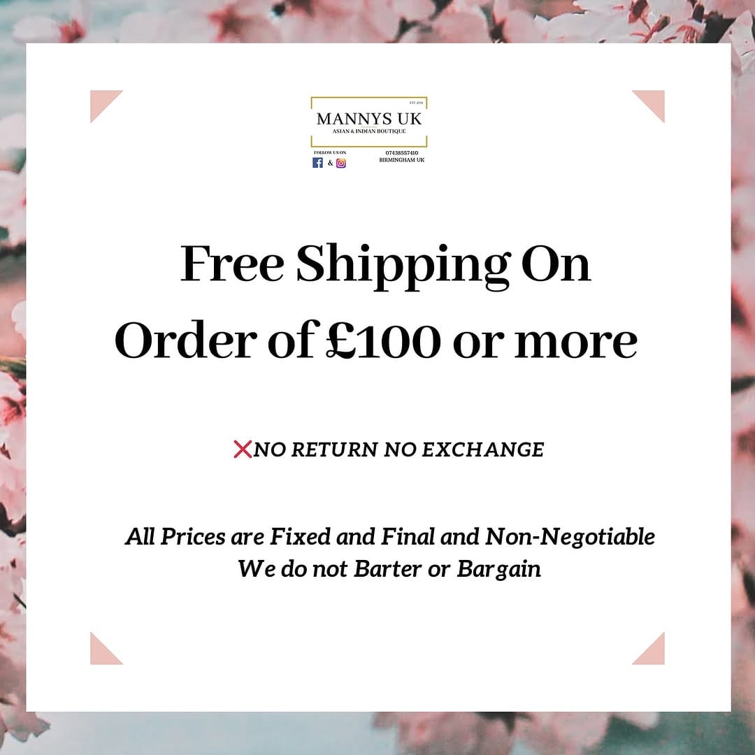 Post 10 by MANNY’s UK - The Luxury Indian Boutique ©️ EST 2018 on Instagram (image)