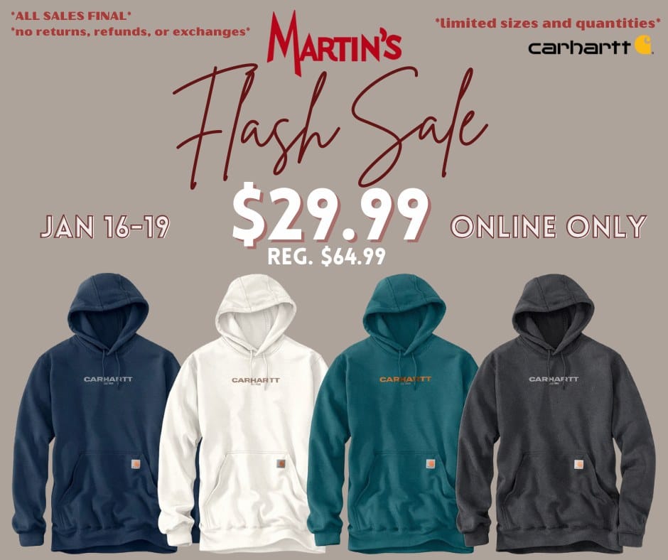 Post 5 by Martin’s Family Clothing on Instagram (image)