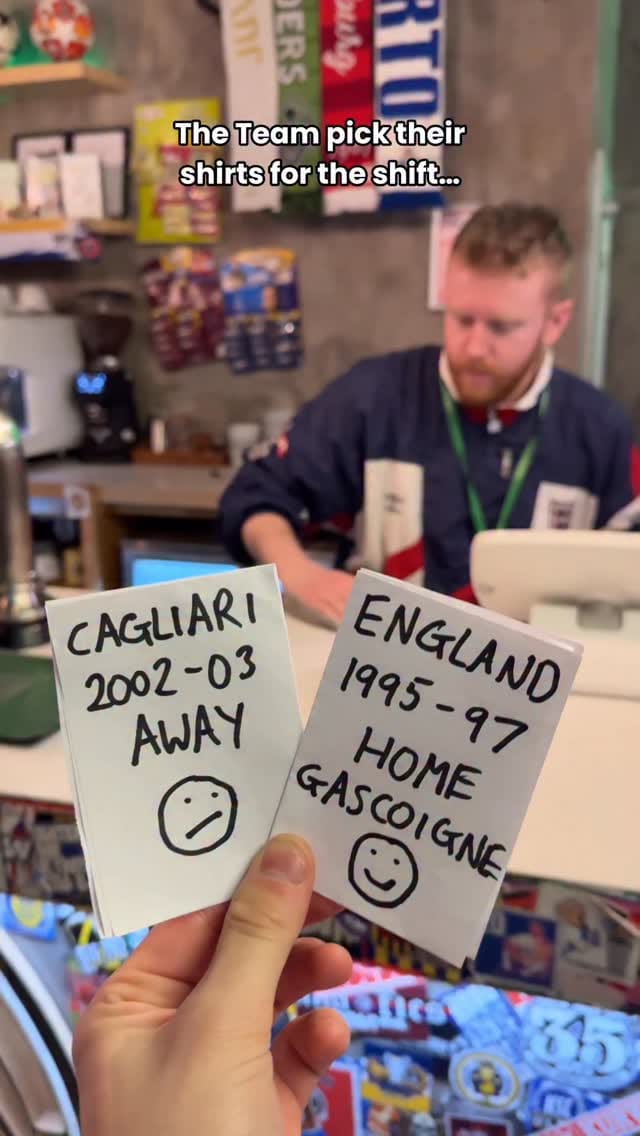 Post 1 by Classic Football Shirts London on Instagram (video)