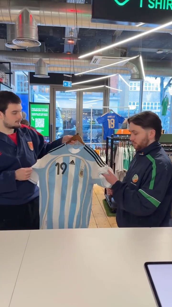 Post 5 by Classic Football Shirts London on Instagram (video)