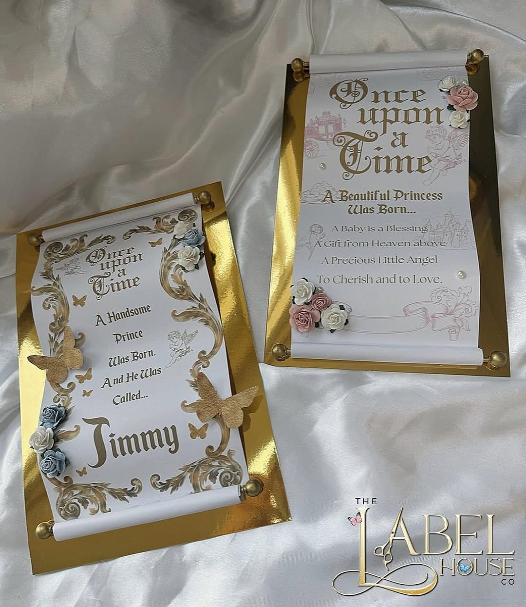 Post 10 by Luxury Handmade Cards, Bespoke Baby Birth Sign Sets & More on Instagram (carousel)