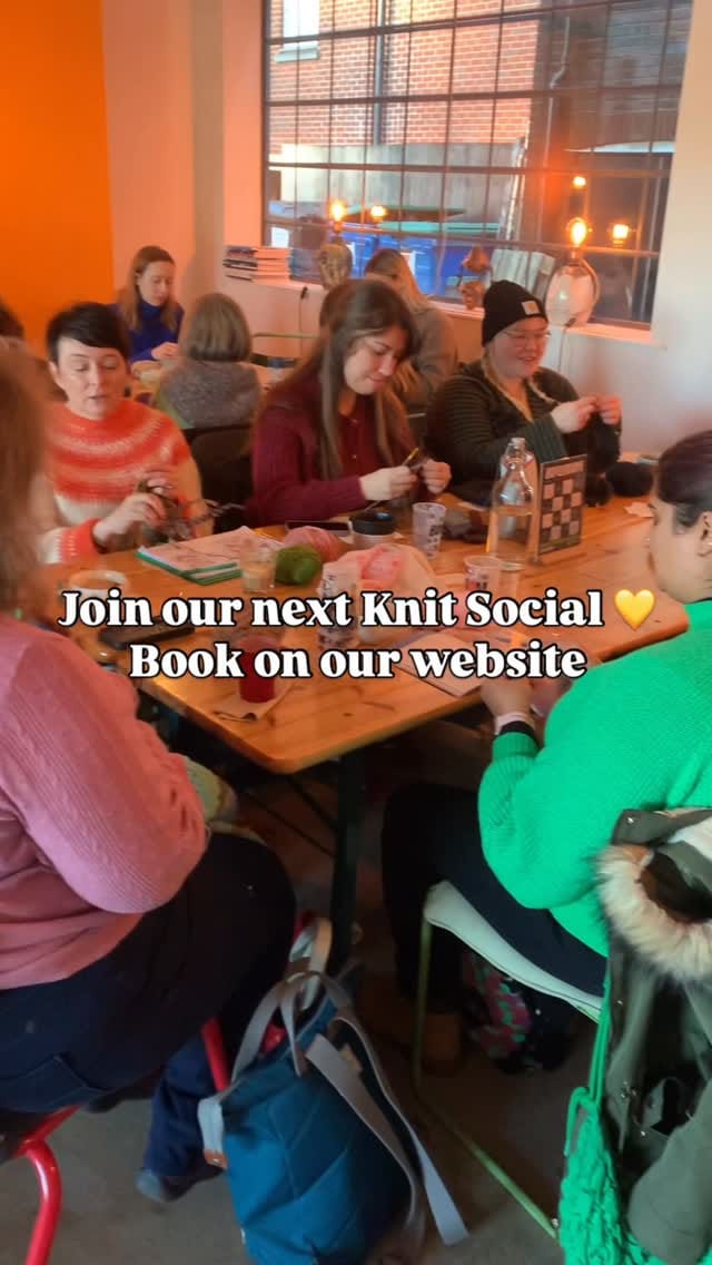Post 3 by The Knit Lounge | Independent Yarn Store on Instagram (video)