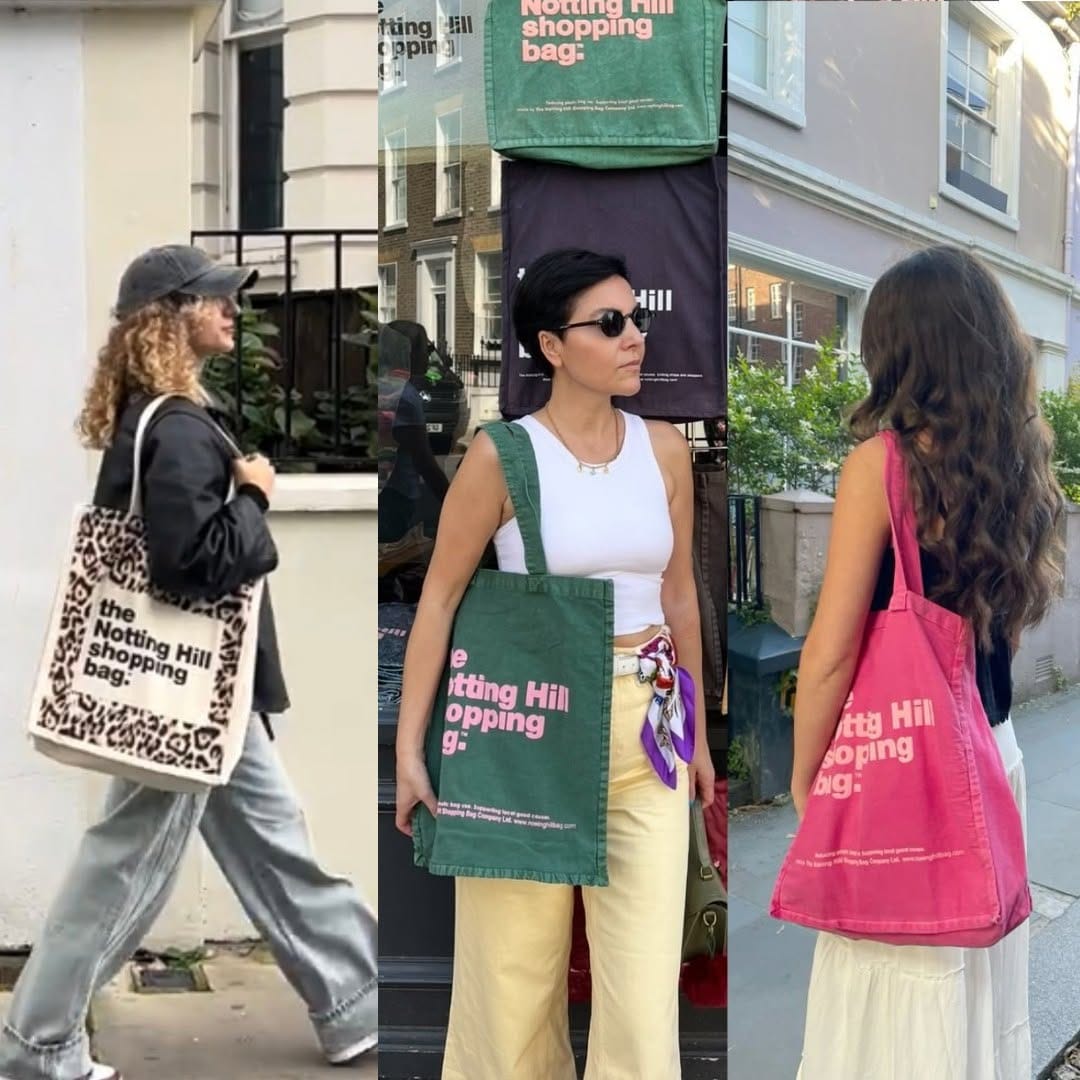 Post 10 by Notting Hill Shopping Bag on Instagram (carousel)