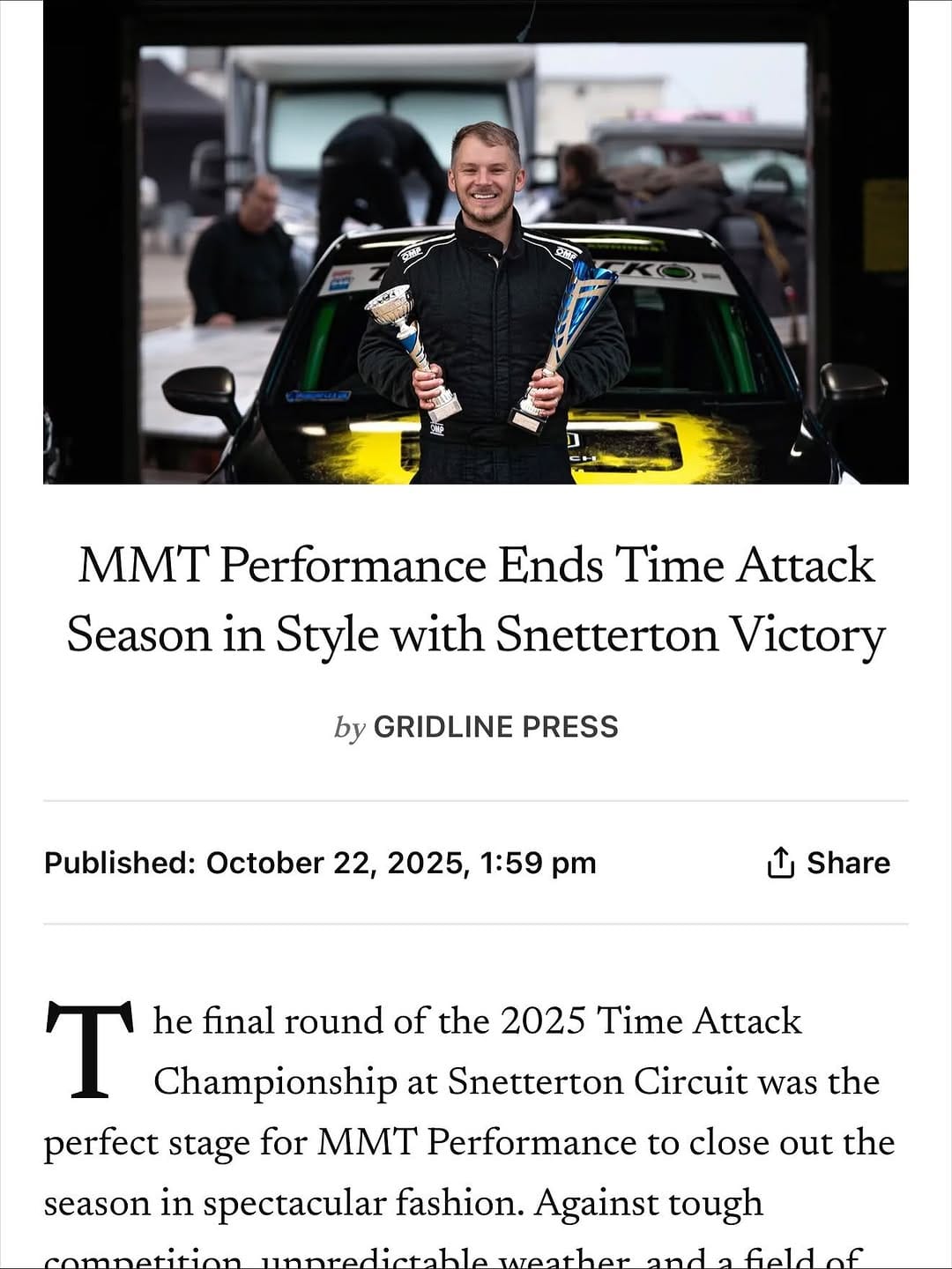 Post 9 by MMT Performance on Instagram (carousel)