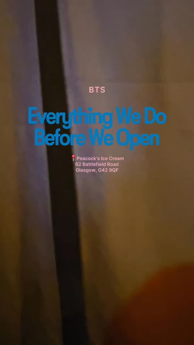 Post 5 by Peacock's Ice Cream on Instagram (video)