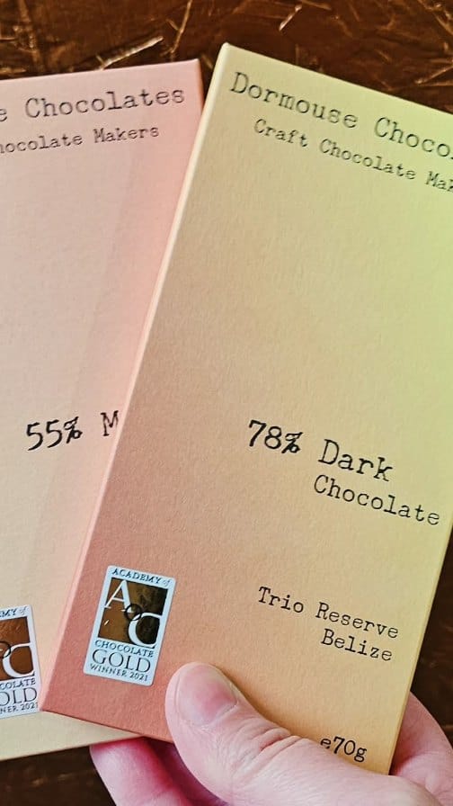 Post 3 by Dormouse Chocolates on Instagram (video)