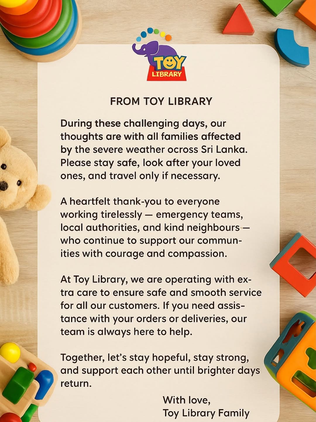Post 2 by Toy Library on Instagram (image)