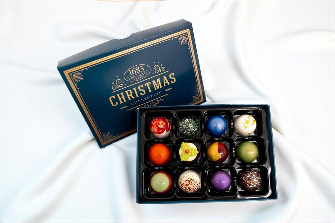 Post 8 by 1683 Chocolate place | Handmade Luxury Chocolates on Instagram (carousel)