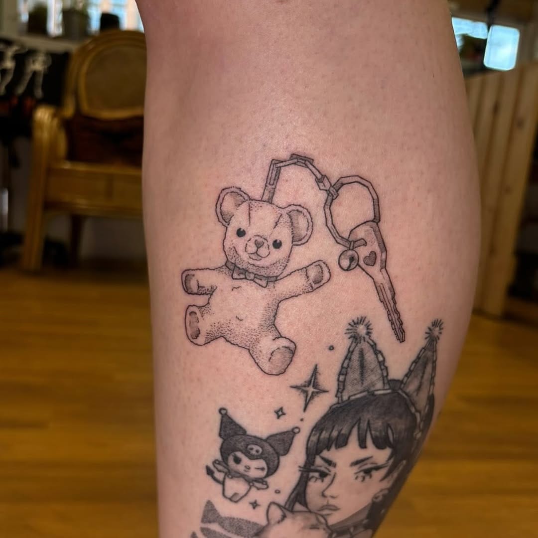 Post 5 by Leeds Fine line•illustrative•Anime tattoos on Instagram (image)