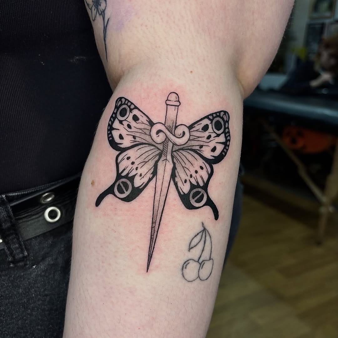Post 7 by Leeds Fine line•illustrative•Anime tattoos on Instagram (image)