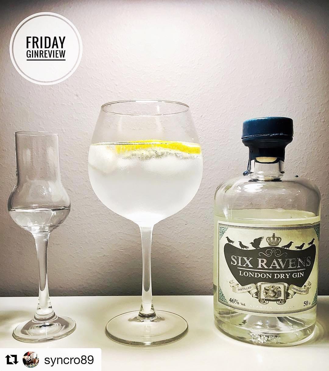 Post 8 by Six Ravens London Dry Gin on Instagram (image)
