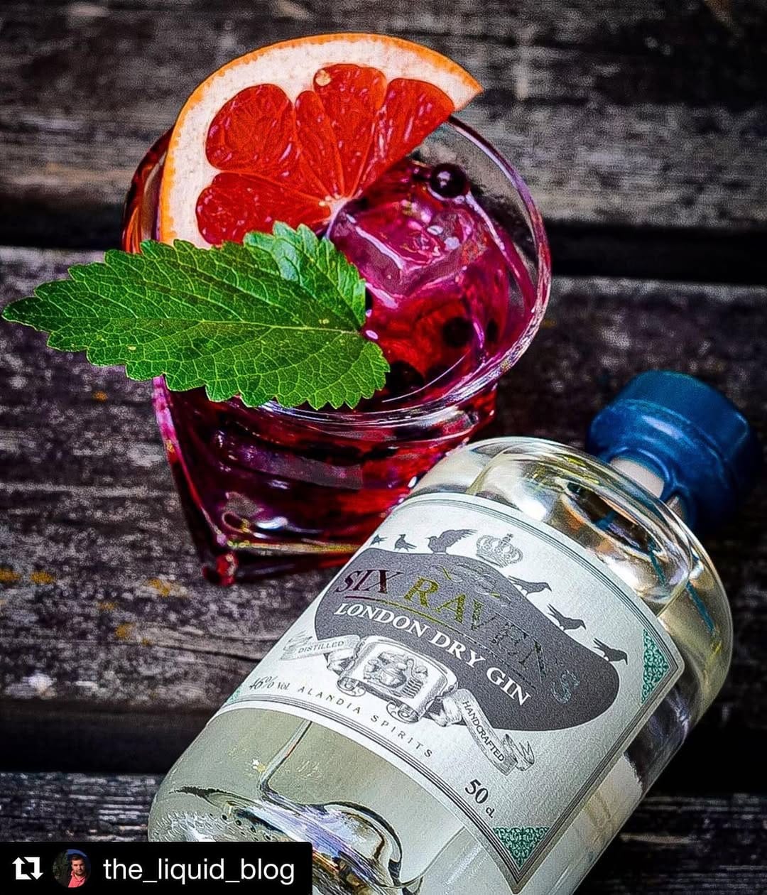 Post 4 by Six Ravens London Dry Gin on Instagram (image)