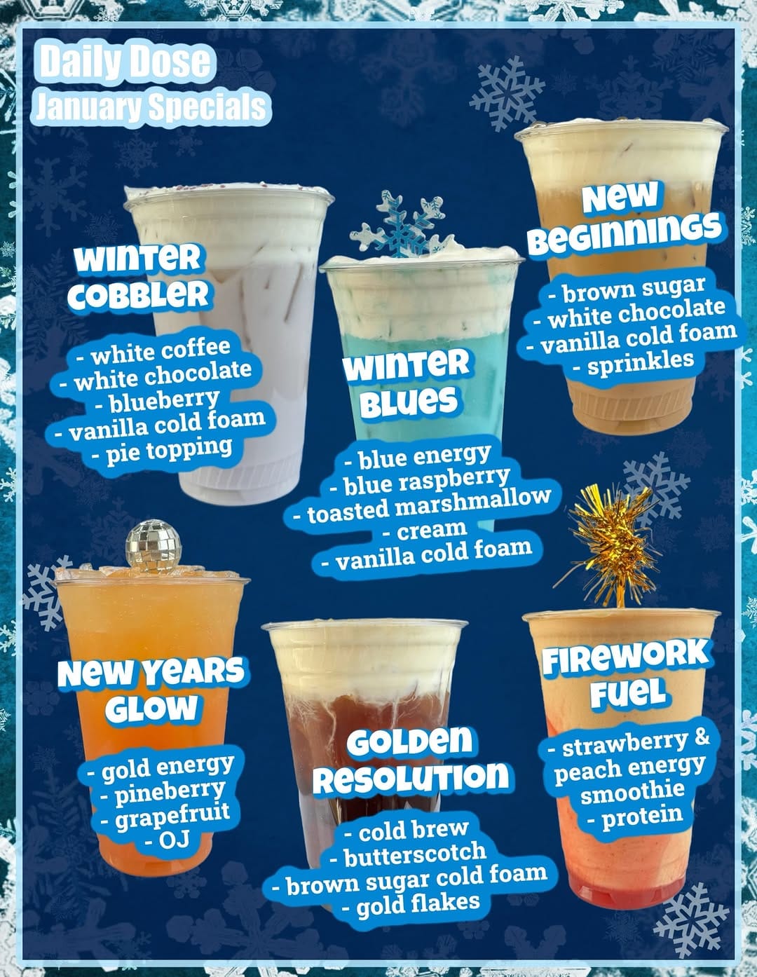 Post 3 by Daily Dose Coffee Co. | Coffee Shop on Instagram (image)