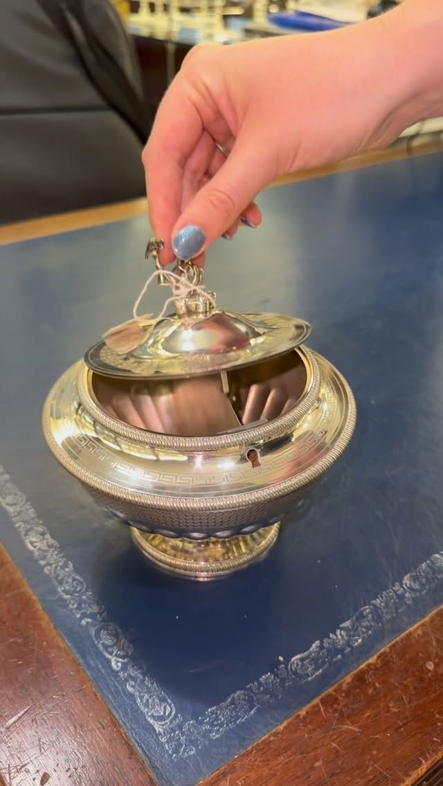 Post 1 by Ann and Lou Wax | Early Antique Silver Dealer on Instagram (video)