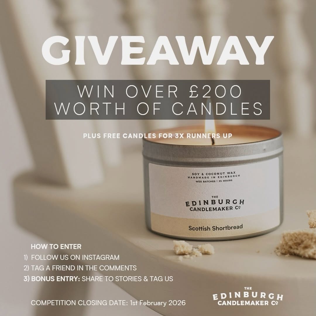 Post 3 by The Edinburgh Candlemaker Co on Instagram (image)