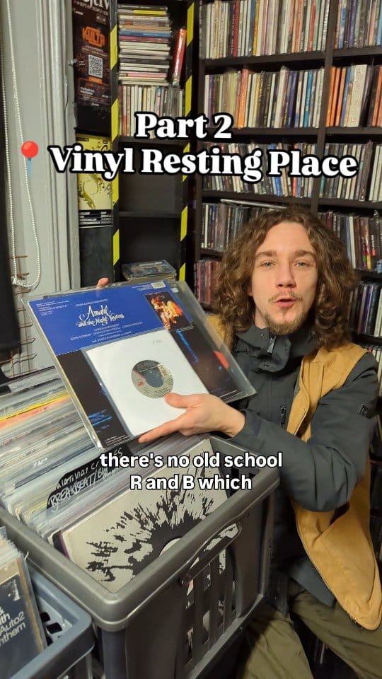 Post 1 by Vinyl Resting Place, Afflecks on Instagram (video)