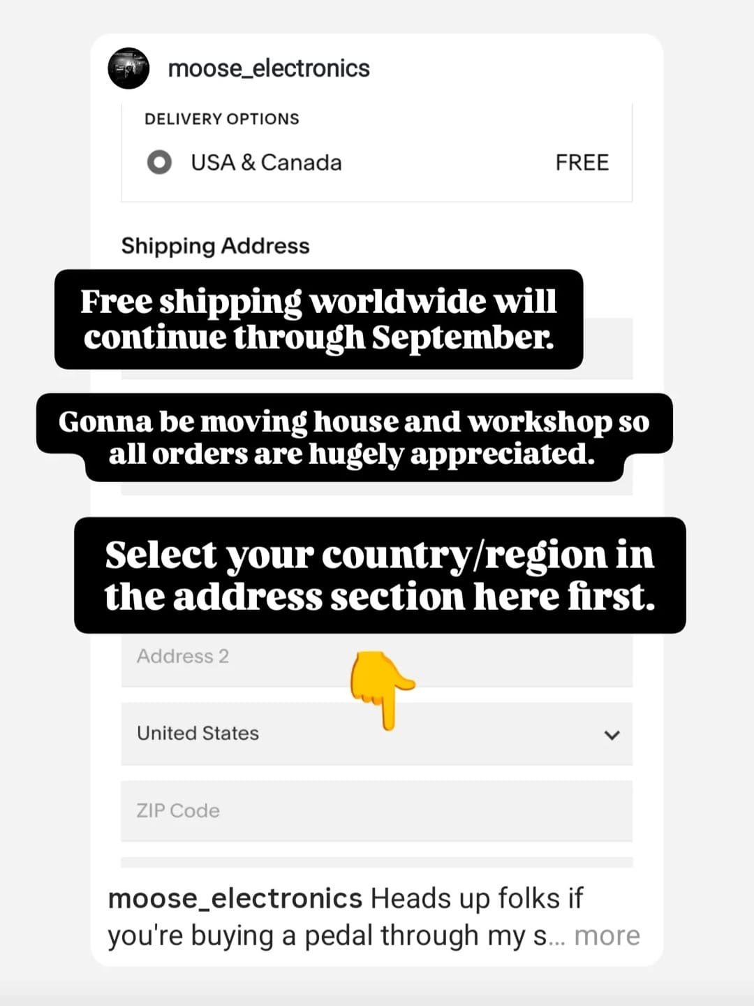 Post 10 by Moose Electronics on Instagram (carousel)