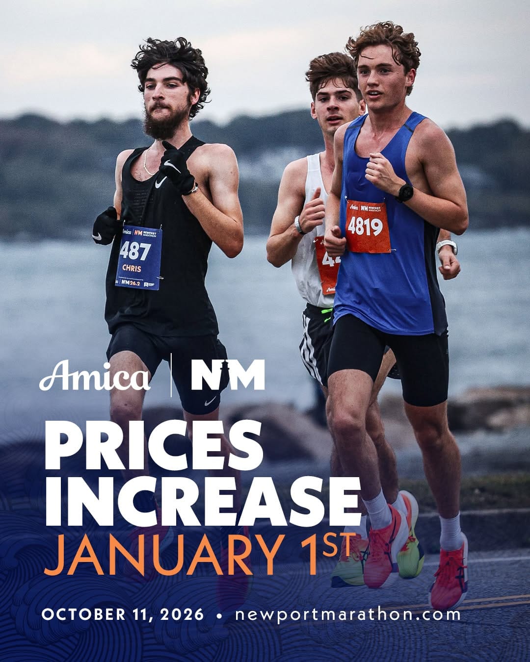 Post 3 by Amica Newport Marathon on Instagram (image)