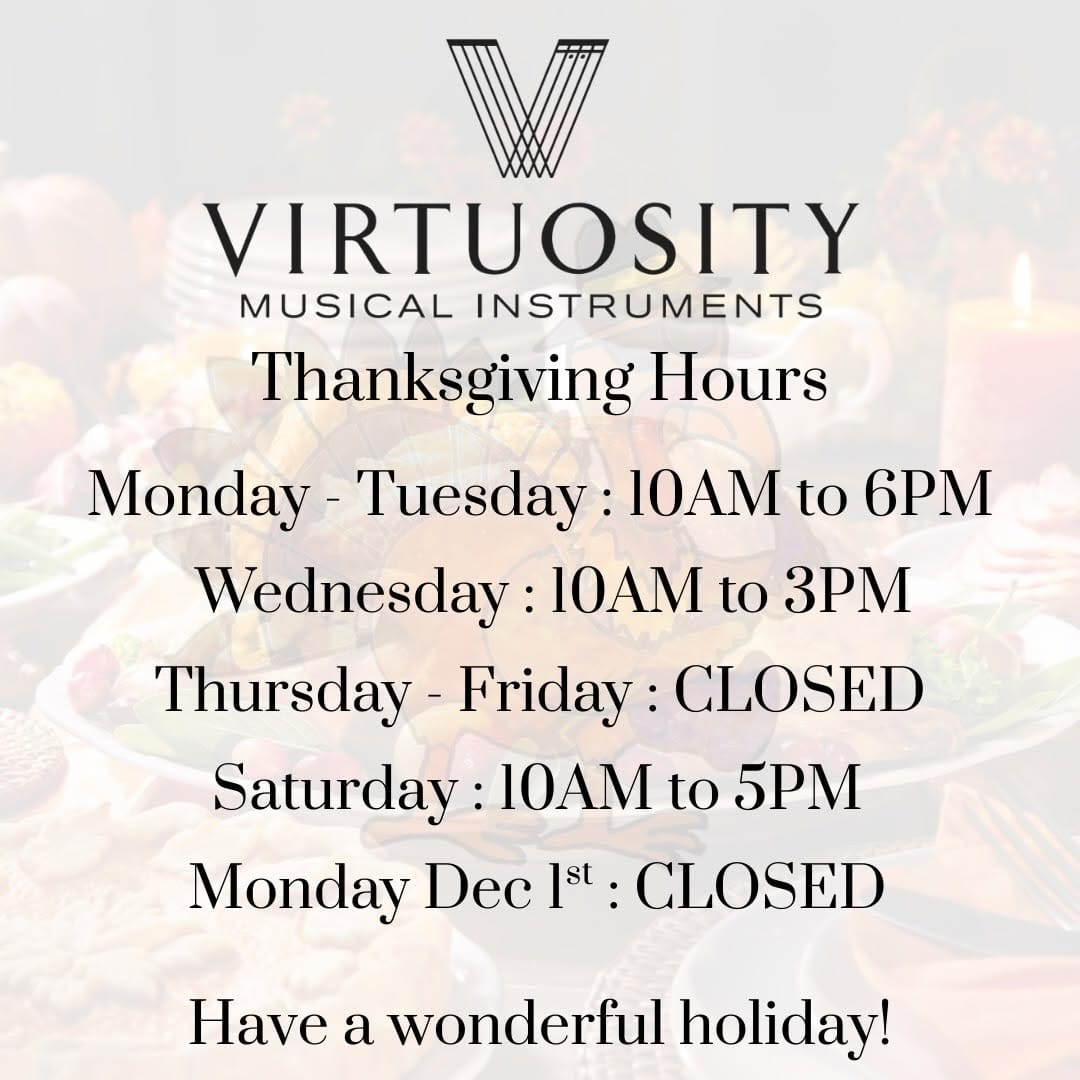 Post 6 by Virtuosity Musical Instruments on Instagram (image)