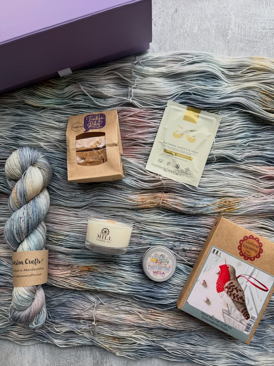 Post 4 by Claire Bentley - hand dyed yarn for knitting and crochet on Instagram (carousel)